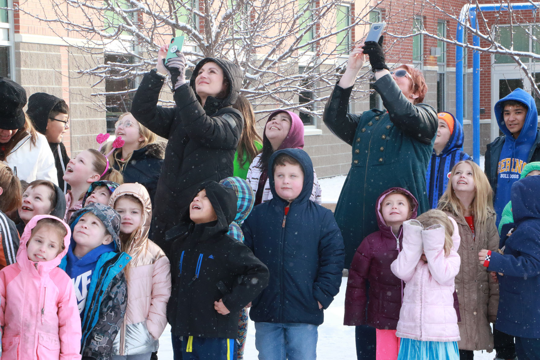PHOTOS: Weather balloon launch at Lincoln Elementary
